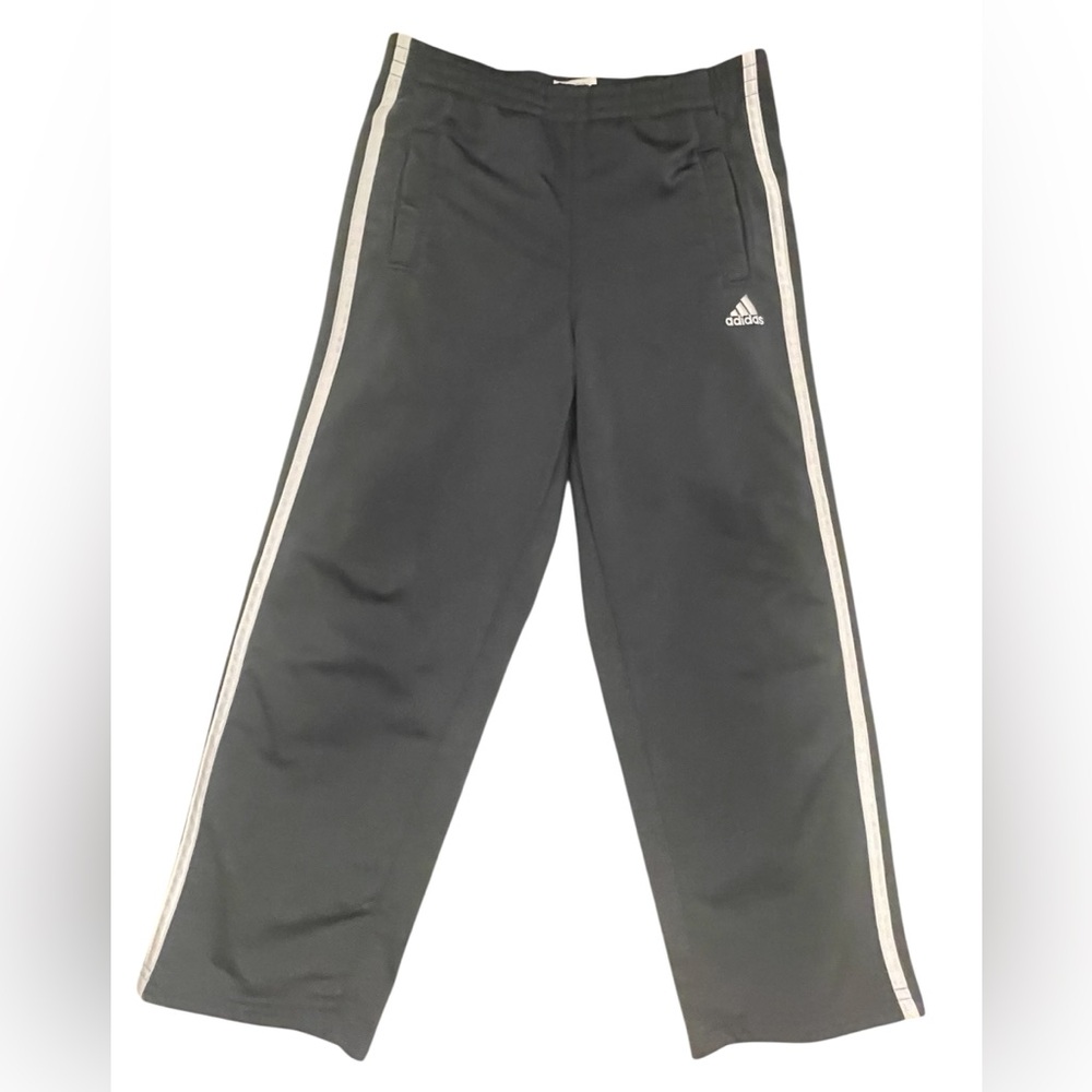 Adidas Kids Gray Track Pants - Picture 1 of 9